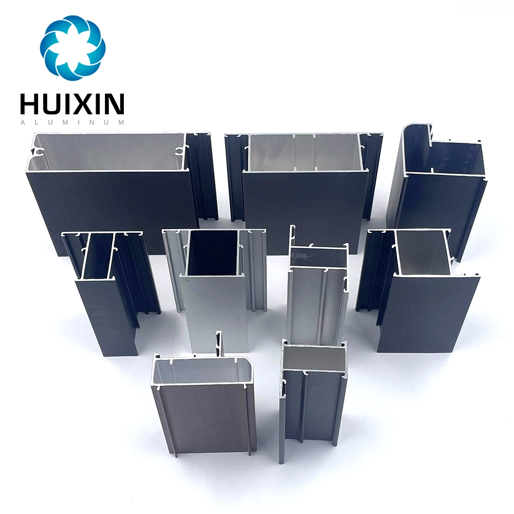 Powder Coated Perfiles De Aluminio Extrusion Price Aluminium Extrusion Window Profiles