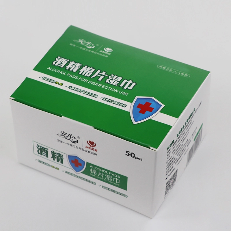 2021 Best Selling China Cheap Sterile Medical 70% Isopropyl Non-Woven Alcohol Pad