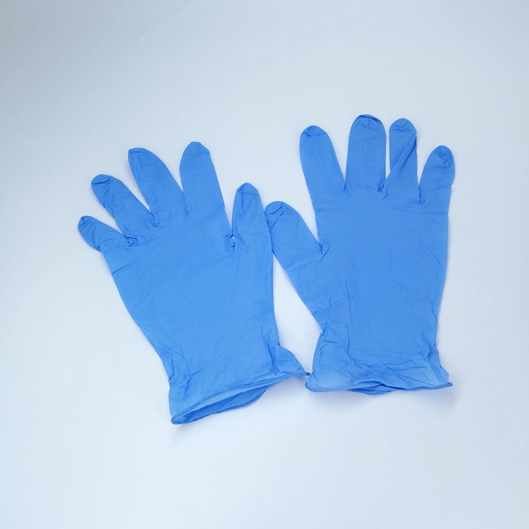 Survival Emergency Products 1004 Disposable Blue Color Stock Nitrile Gloves