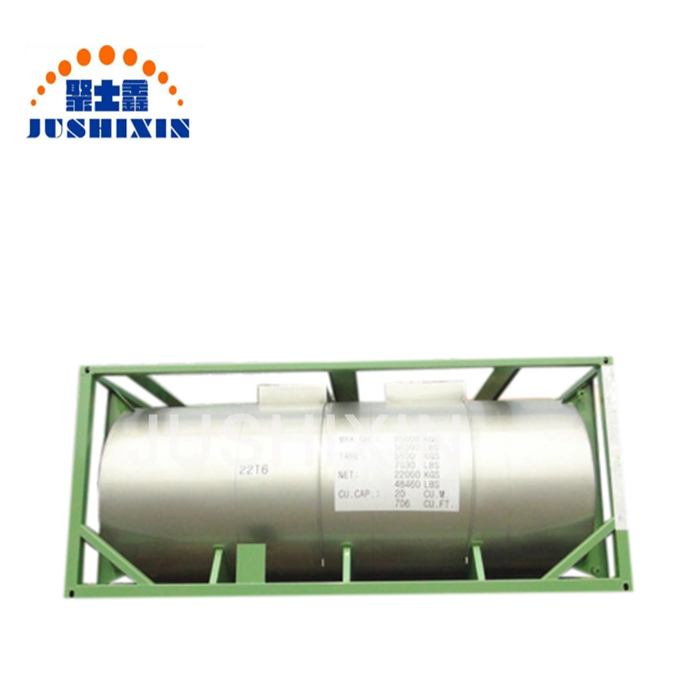 Pression de liquide cryogénique ISO de stockage portable LNG/lar/Lin/LOX/N2O Conteneur cuve en acier inoxydable