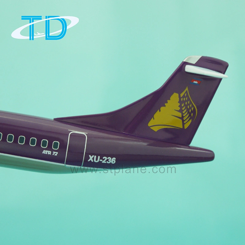 Atr72 flaches Harz-Material des Modell-Atr72-500 Kambodscha Angko der Luft-18cm