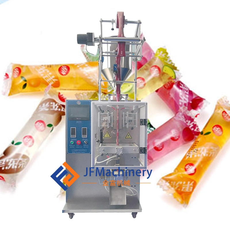 Bolsa vertical automática de agua Sachet Stick de fruta jugo de llenado de hielo Lolly Jelly Popsicle máquina de embalaje líquido
