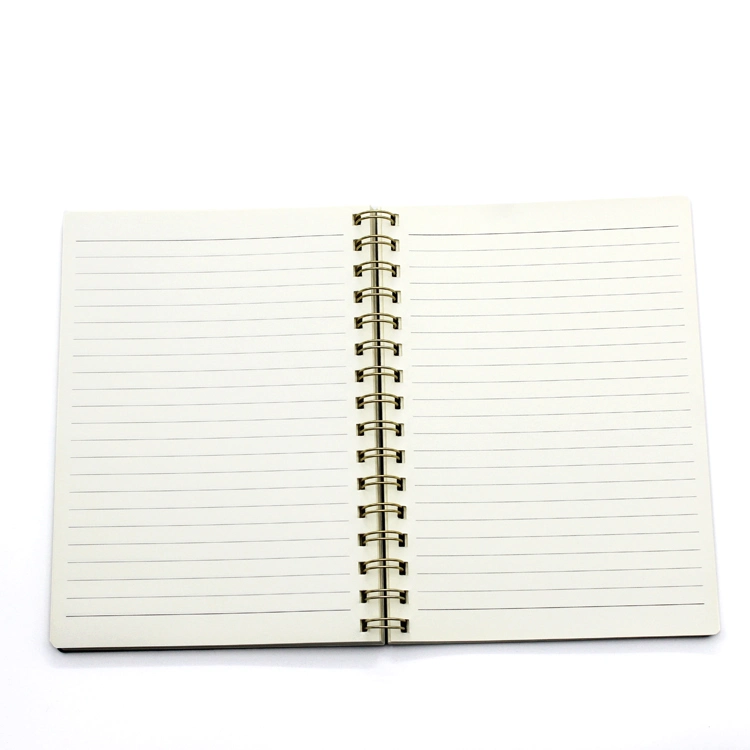 Wholesale/Supplier Custom A5 Hardcover Cheap Kraft Paper Spiral Bound Notebook Blank Page