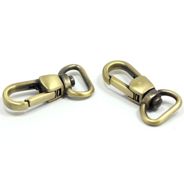 Stock in Hand Eco-Friendly Metal Hook Zinc Alloy Metal Swivel Snap Hook for Bags