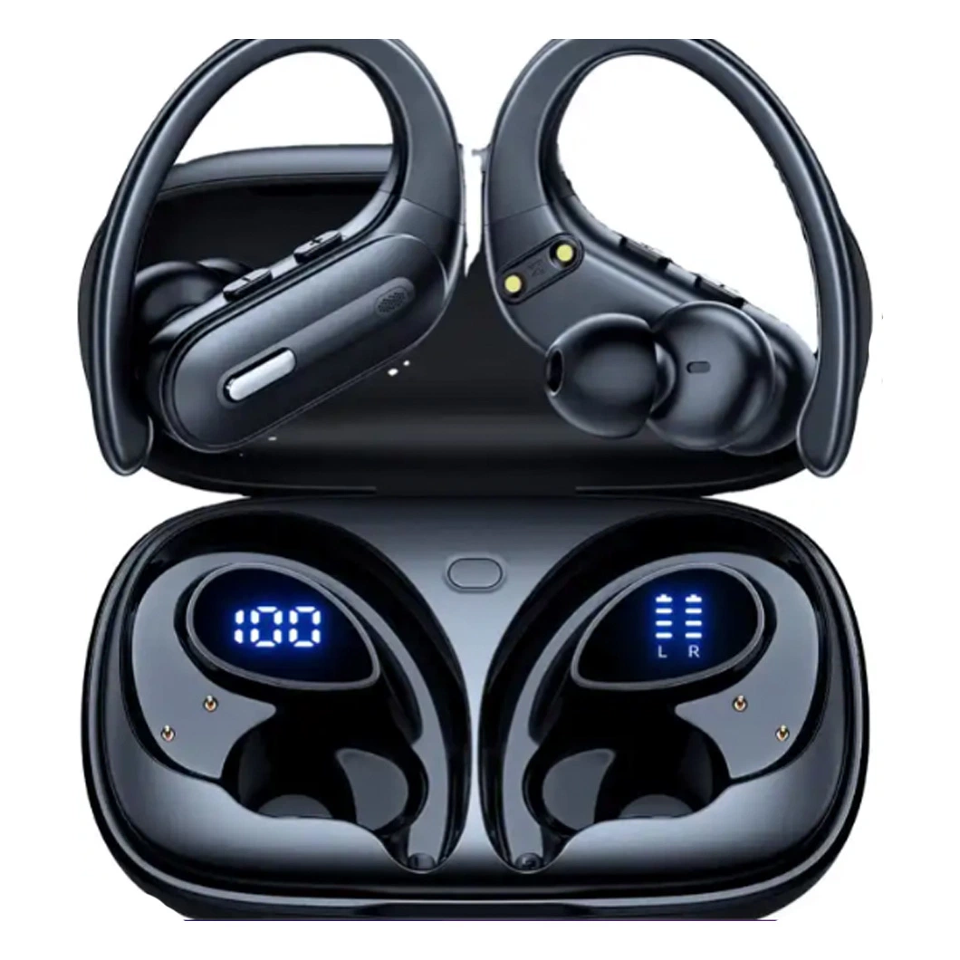 Wireless Charging Earphone Waterproof Headphone Sports Earbuds