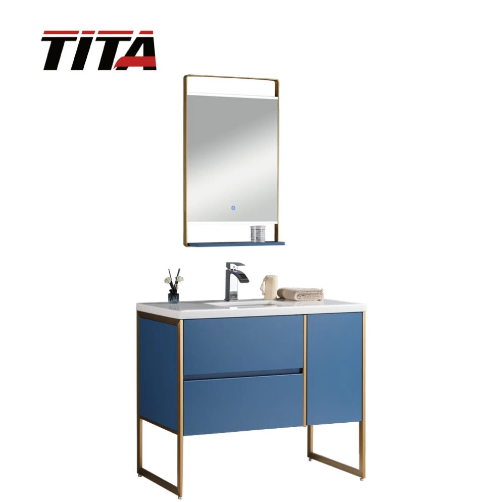 Antique Bathroom Vanity Cabinet Furniture with LED Mirror TM8330-100