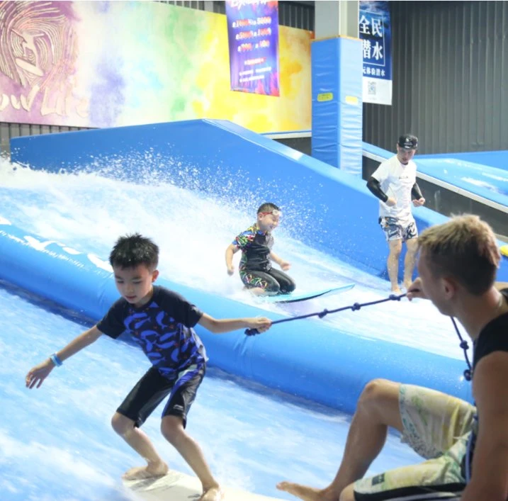 Flowlife Water Park Equipment Amusement Park Indoor Playground Wave Pool Equipment Surfing