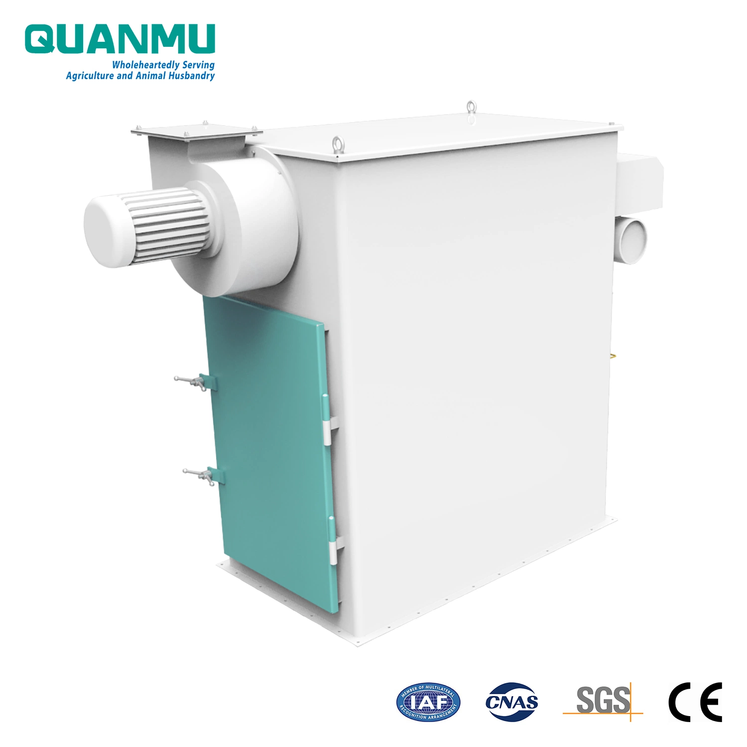 Small-Scale High Pressure Jet Flat Bag Industrial Air Dust Control Equipment for Animal Feed Processing Machinery