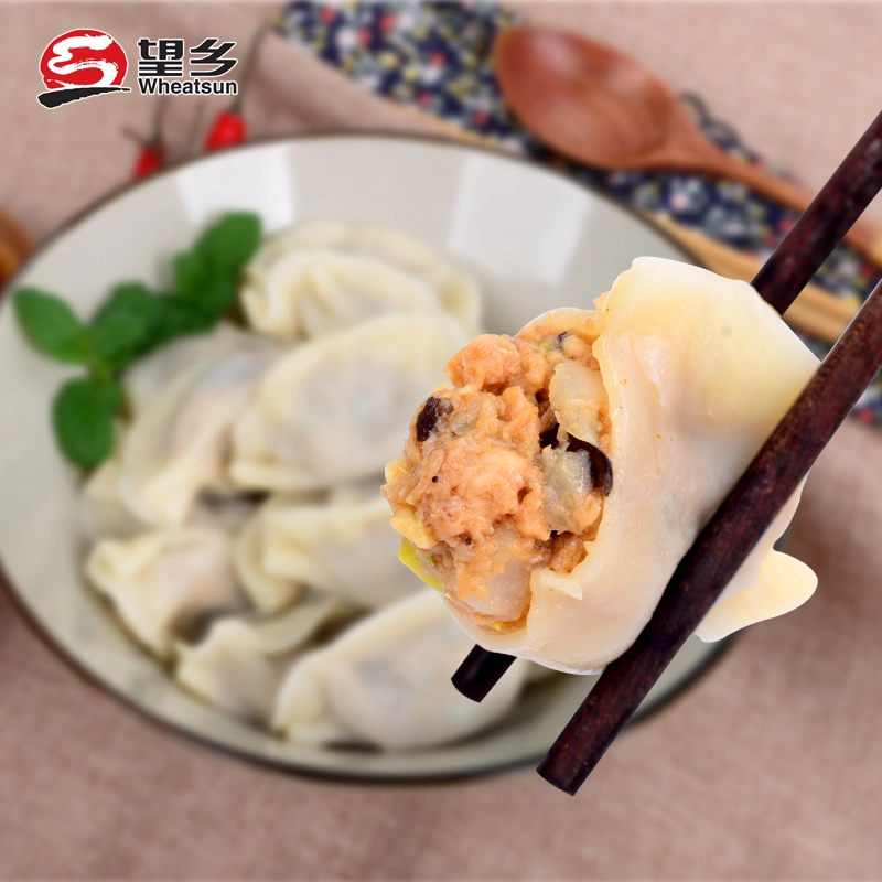 Wheatsun dumplings Chinese Spring Festival dumplings congelados Semi-acabados produtos Donkey Enchimento de carne