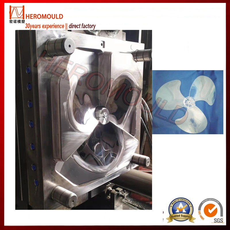 Plastic Injection Mould Fan Blade Fan Impeller Fan Parts Mould Heromould