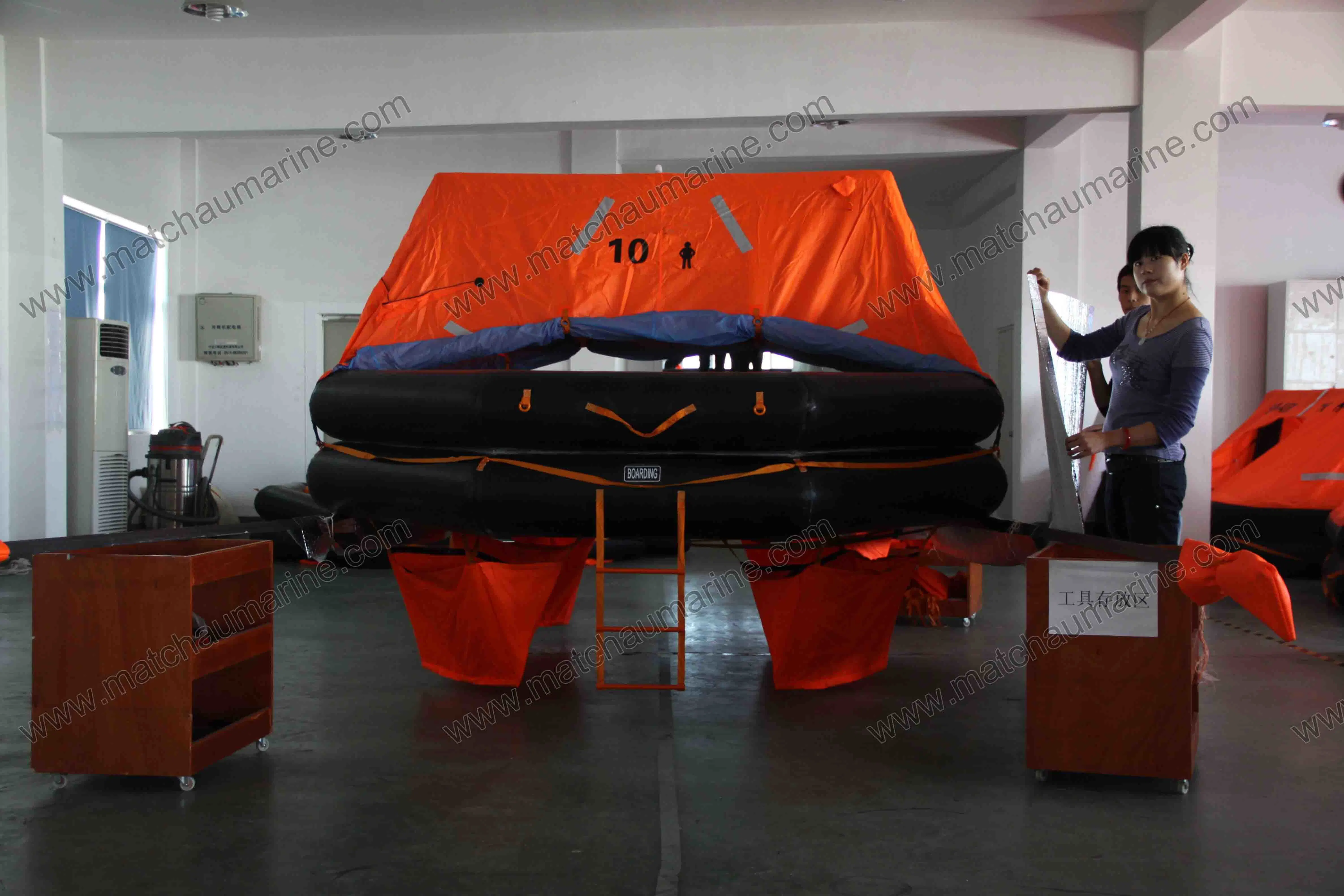 Solas Approved 6 Man Inflatable Life Raft Factory