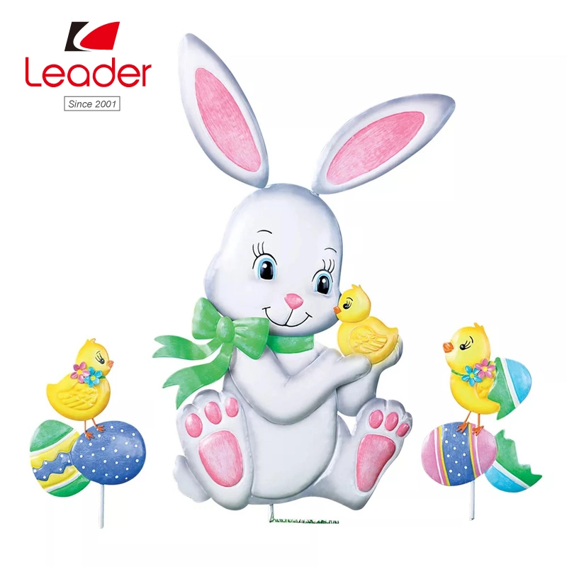 Party Bunny Yard Stake Rabbit Easter