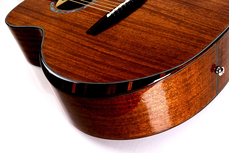 M-F1ss Smiger OEM Custom Brand High Grade Mahogany Armrest Full All Solid Western Acoustic Guitar Hand Made