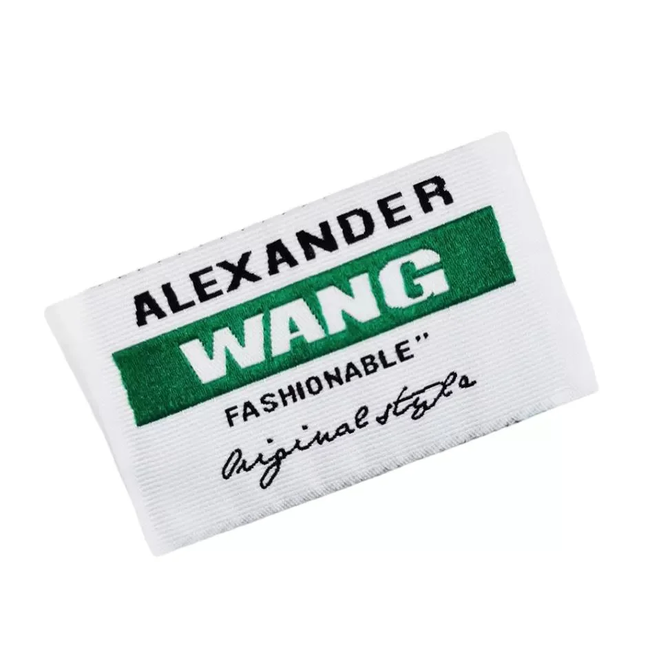 Custom Brand Name Logo Printed Woven Care Labels for Clothes