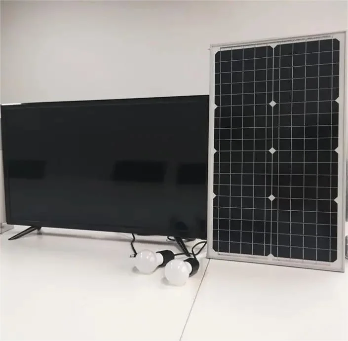 Portátil DC 12V Solar Energy recargable LED TV Full Set Para África