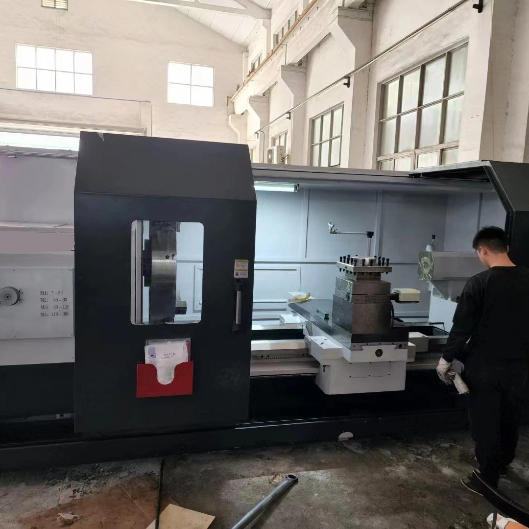 High Precision Flat Bed Cutting Horizontal CNC Lathe Machine