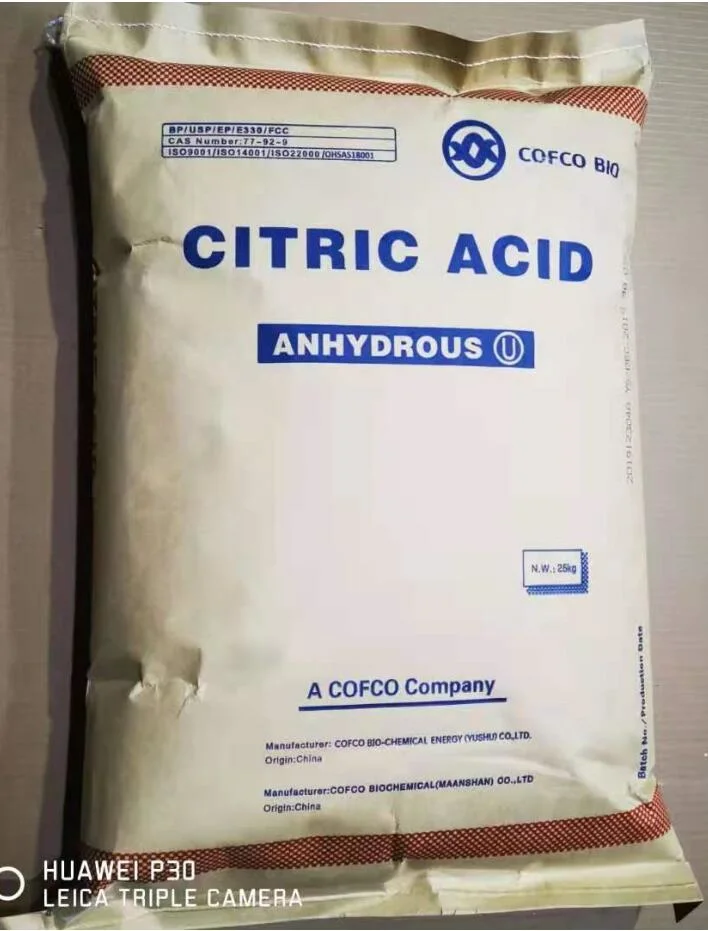 Citric Acid Anhydrous China Supplier Price Citric Acid