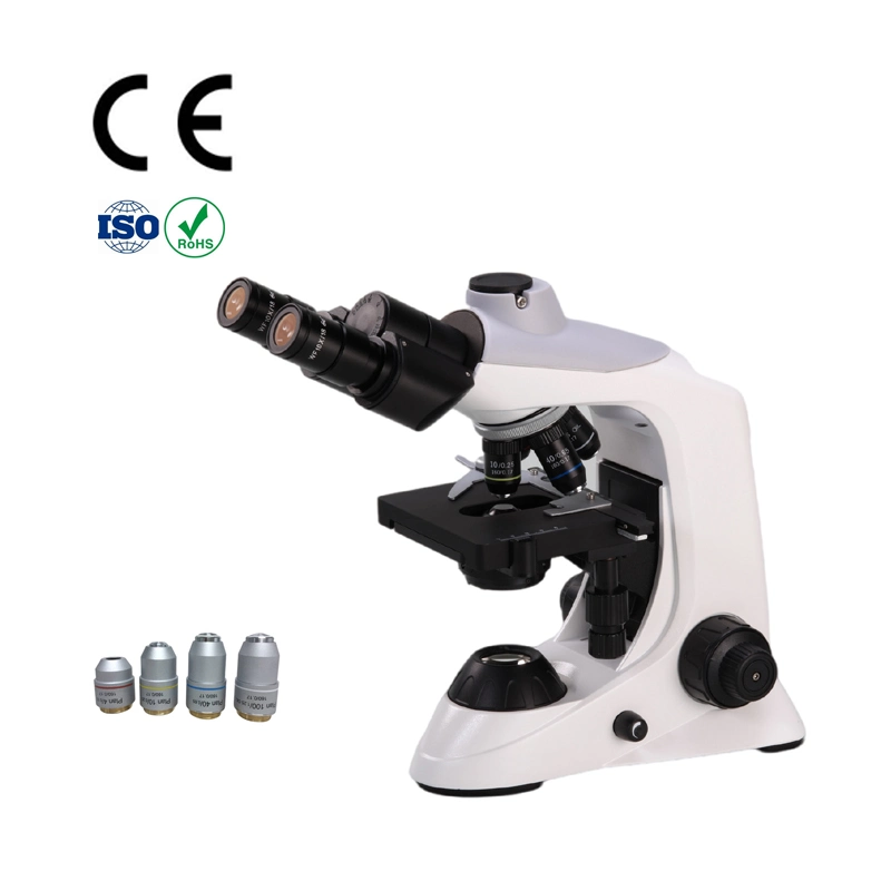 1000X Cells Optical Instrument with Amscope Trinocular Microscope