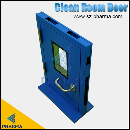 Manual Swing Hygienic Hinged Fire Rated Steel Cleanroom Door