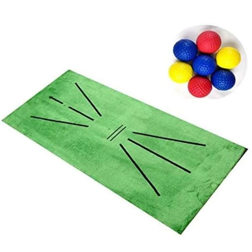 Practice Golf Equipment Swing Training Hitting Mat Golf Training Aids