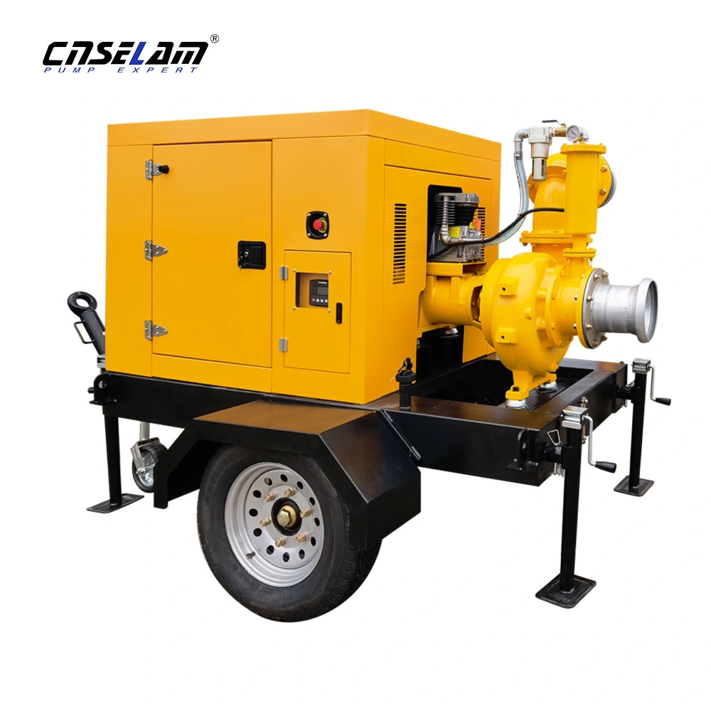 Selam High Capacity Trailer Type Water Pump Set for Fire Fighting