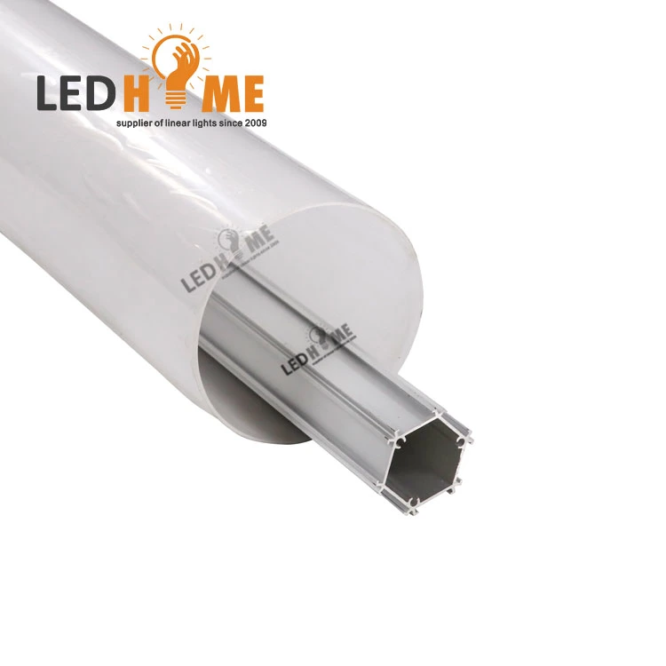 360 Beam Angle Apr76 LED Aluminum Tube Profile for Pendant Light