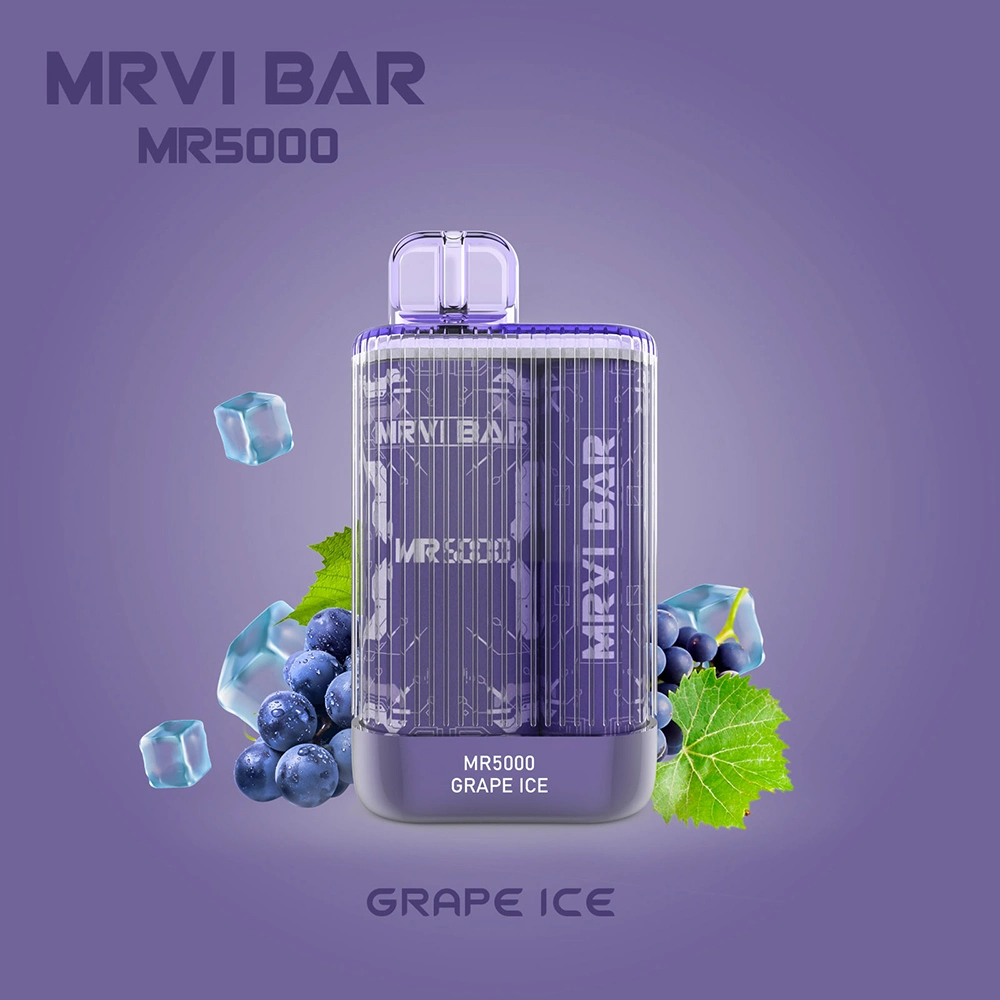 Mrvi Vape 5000 Puff desechables Wape Precio sabor de la fruta perdido Randm María Shisha Vapers recargable Mini Pen E Cig narguile