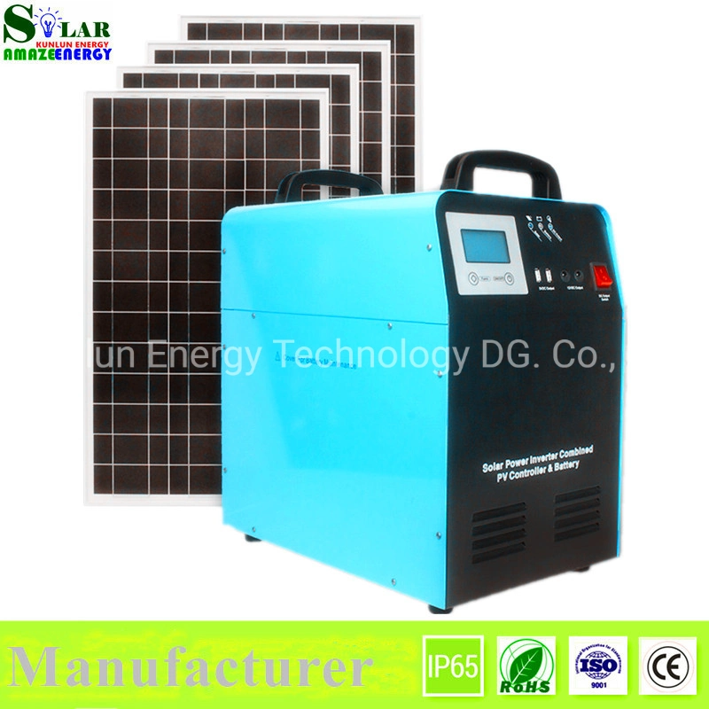 Portable Solar System Home Use 1000 W PV Solar Power System with Battery