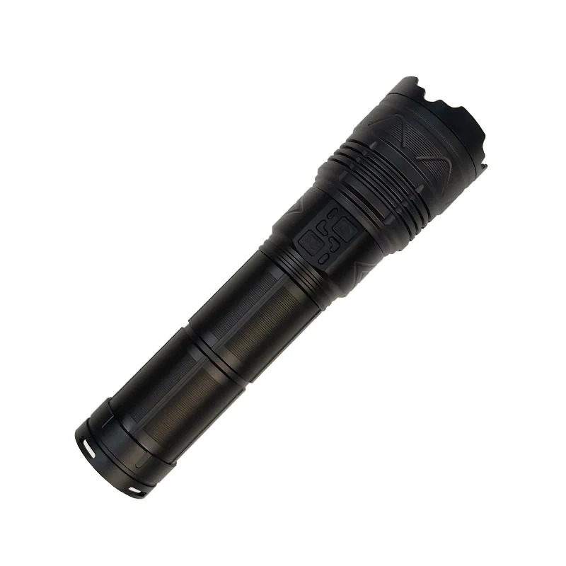 30W New Flashlight Input and Output Telescopic Zoom Strong Light Type-C Flashlight