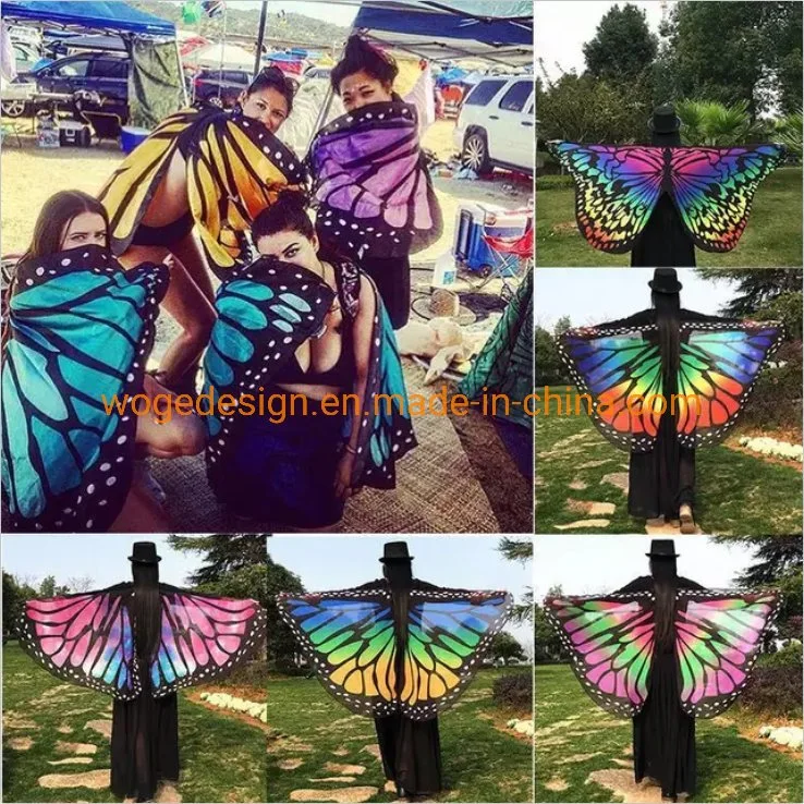 Wogedesign Wholesale/Supplier Butterfly Cape Shawl Fairy Ladies Nymph Pixie Costume Accessory