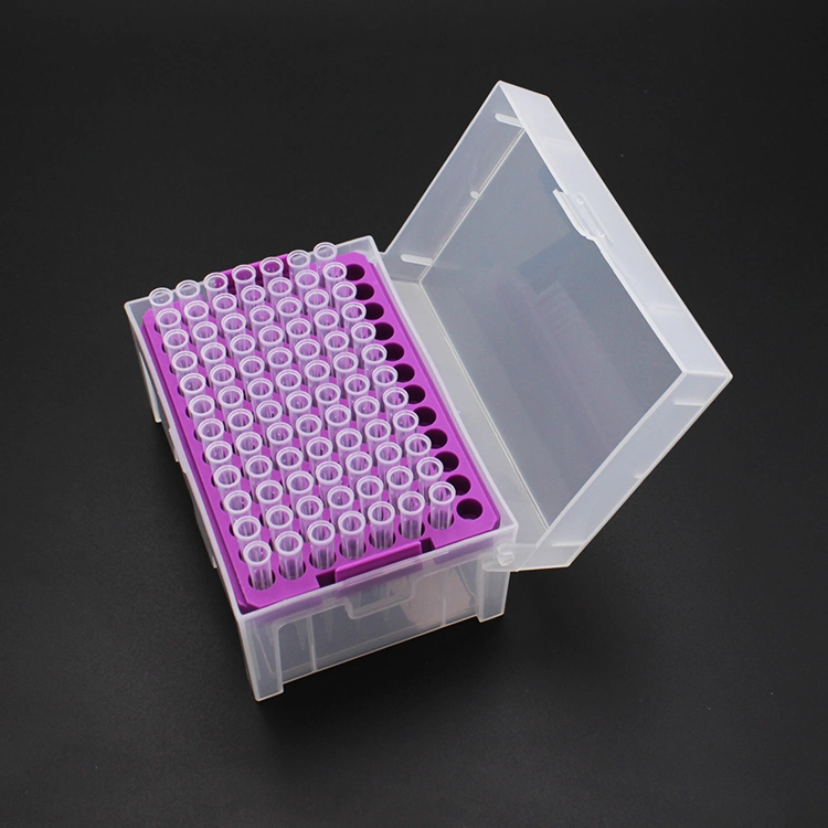 Laboratory Disposable Transfer 100 Wells Rack Pipette Tip Box