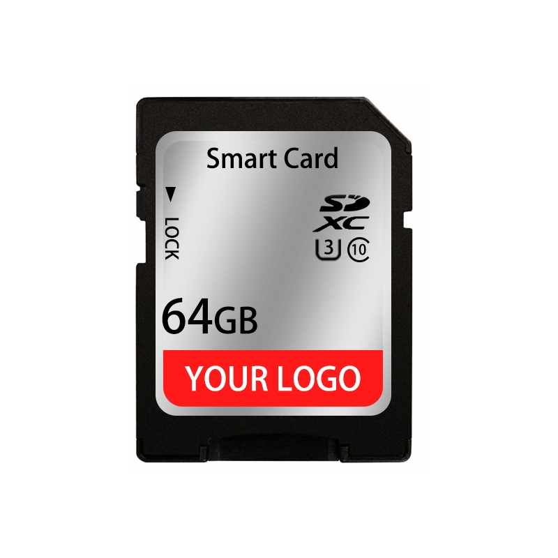 بطاقة SD من الفئة 10 OEM دعم بطاقة ذاكرة الشعار المخصصة لبطاقة SD للكاميرا الرقمية