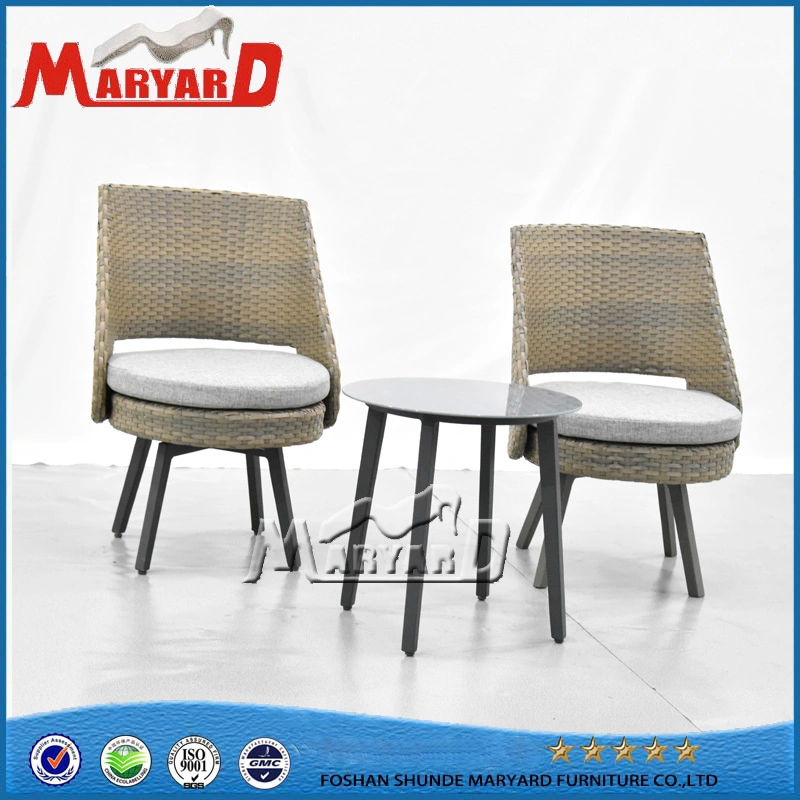 3PCS Conversation Set Furniture Rattan Patio Garden Furniture Chairs Set