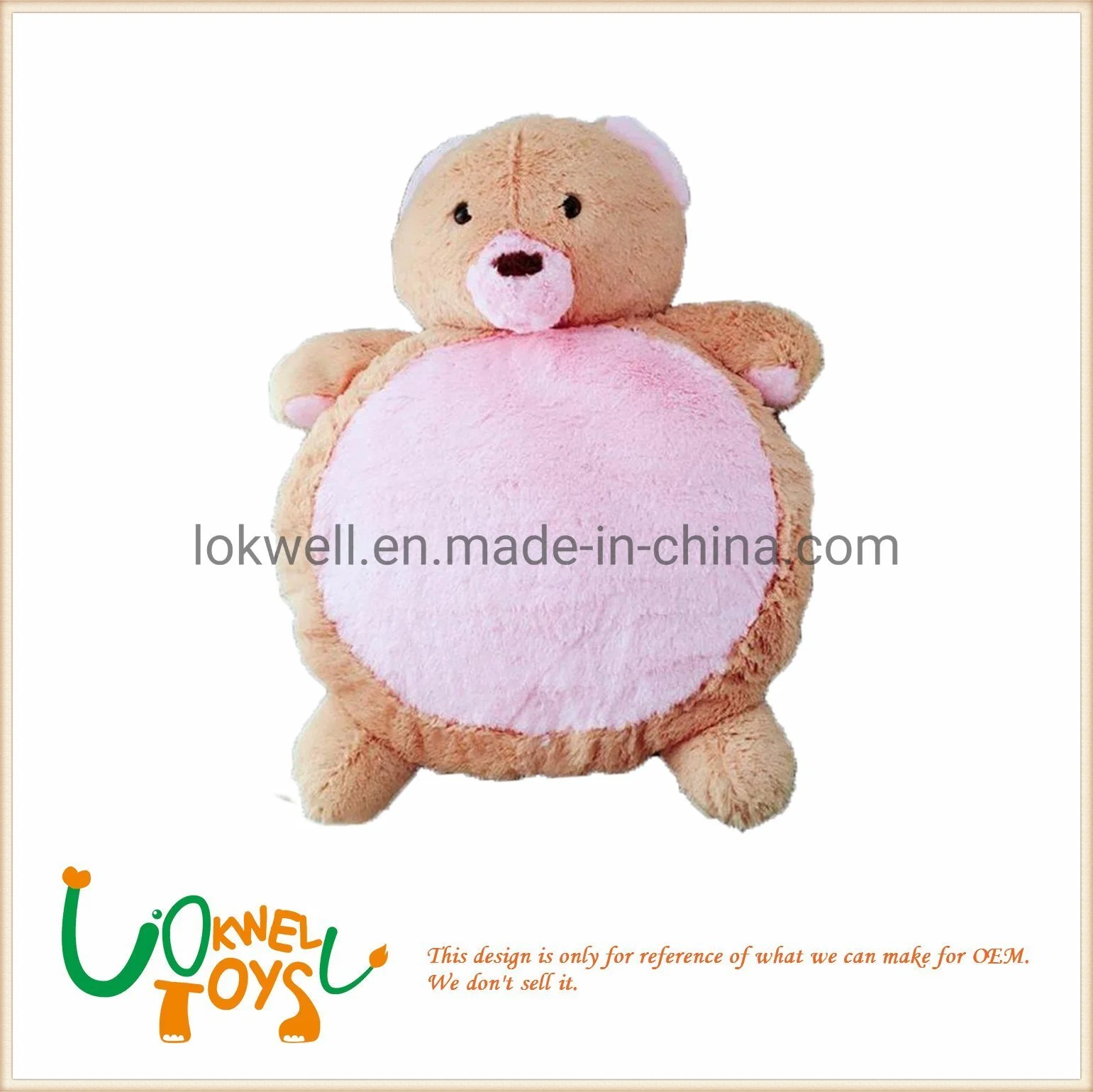 Teddy Bear Sleep Mat Cartoon Animal Plush Blanket Cushion