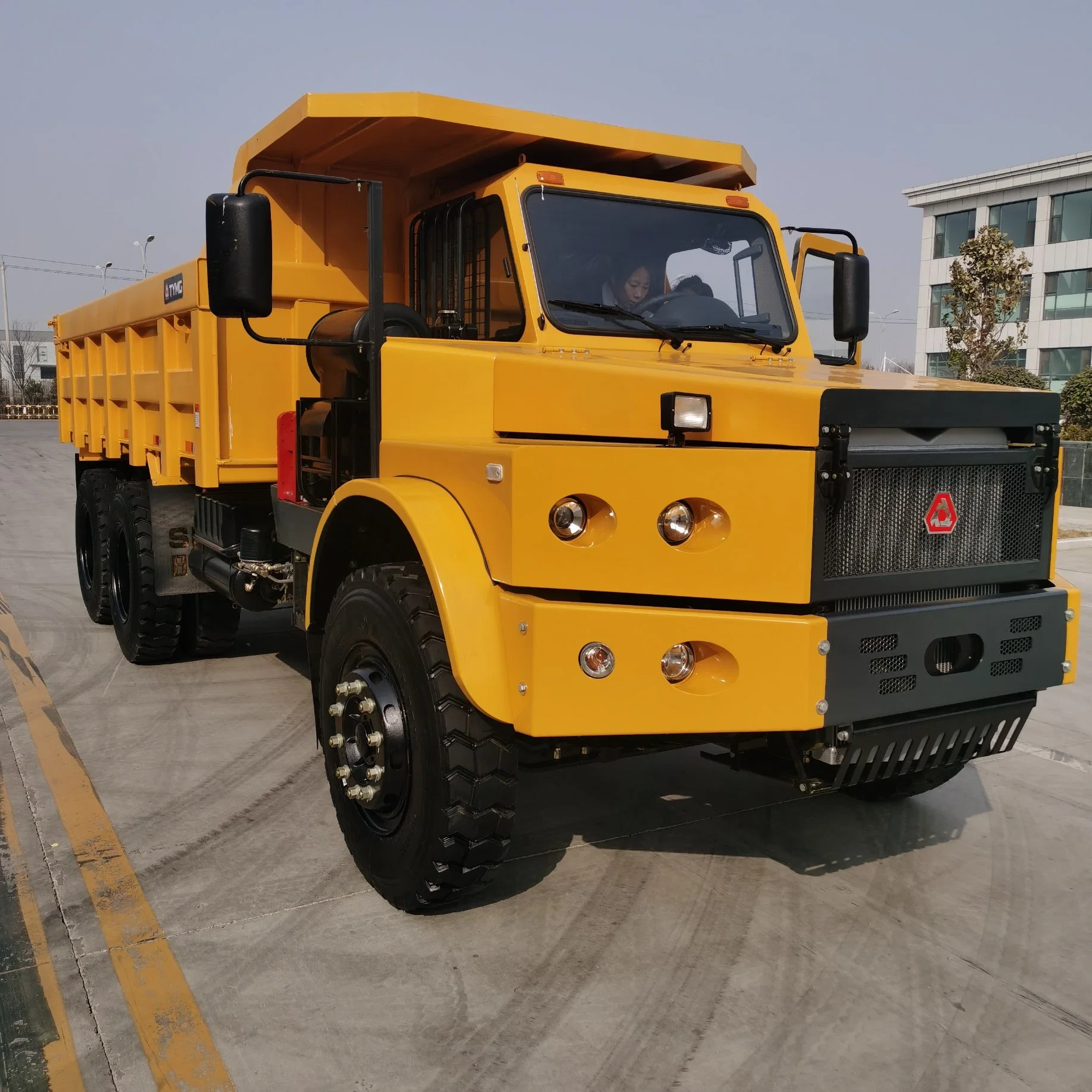 Buen rendimiento y Durtable 10-Ton, 25 ruedas Underground Mining Dump Truck