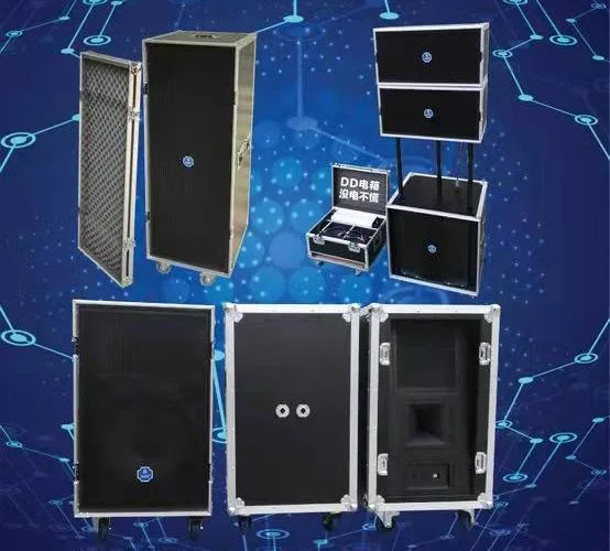 Professional Audio Sound System Music Equipment with Flight Case Cabinet