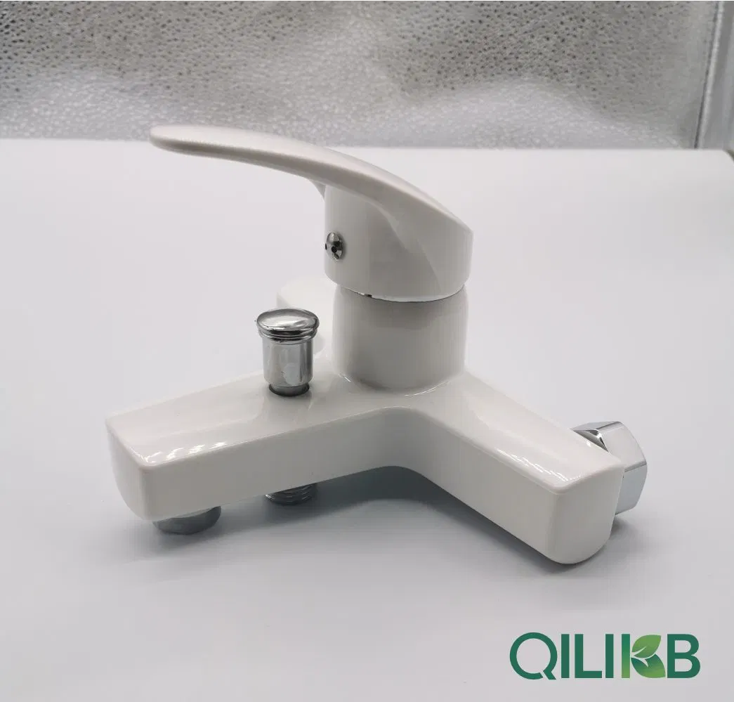 China ABS White Shower Bath Faucet Mixer