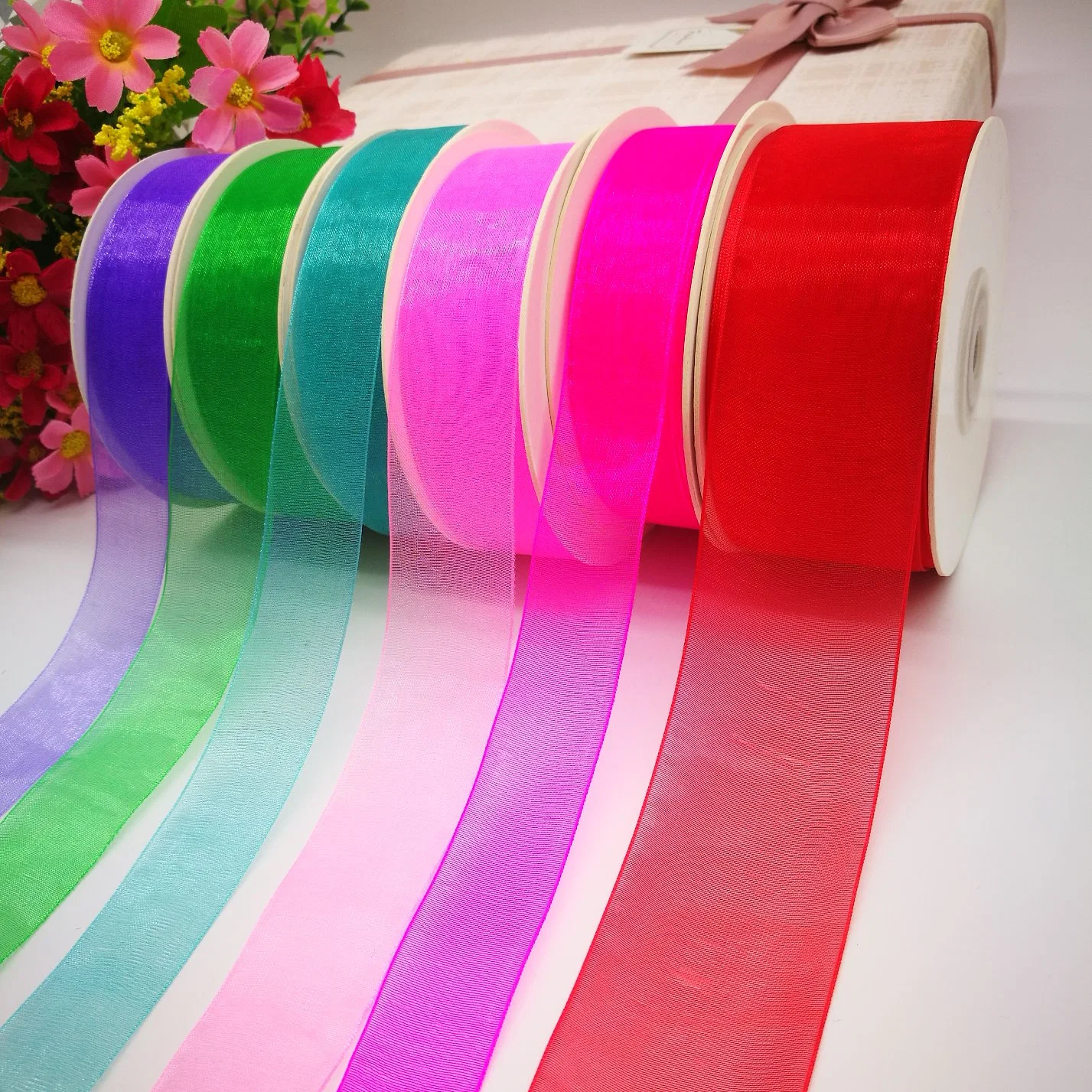 Nylon Sheer Ribbon for Wrapping/Christmas/Decoration/Accessories