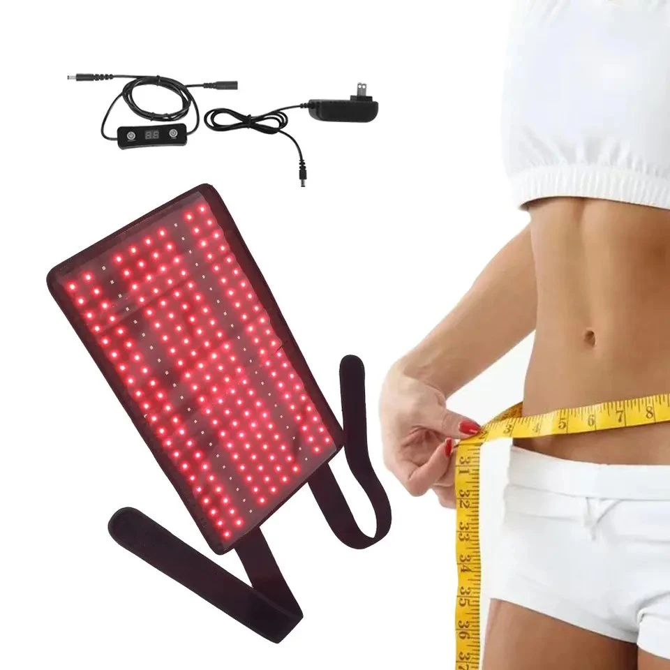 Для снятия боли при потере веса используйте носимый поясной ремень Красная светотерапия, светодиодная оболочка 210PCS
