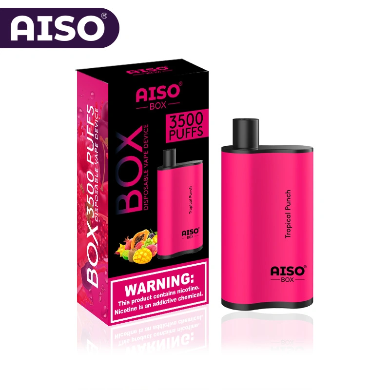 2022 Stock Offer Free Samples Aiso Box 3500 Disposable E Cig Wholesale/Supplier