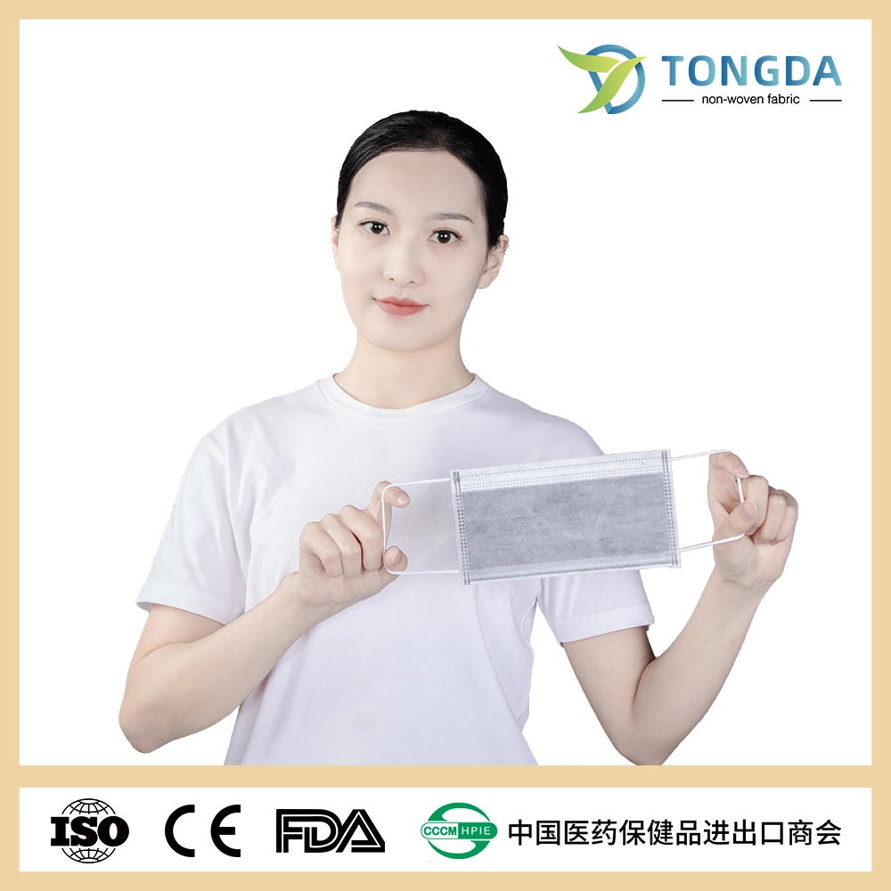 Skin-Friendly Non-Woven Fabric Active Carbon Face Mask