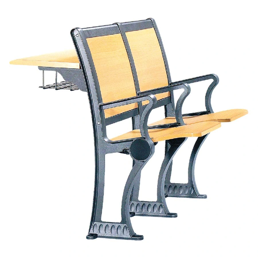 College Wooden Metal Independent Lecture Hall University Classroom Student Chair School Furniture