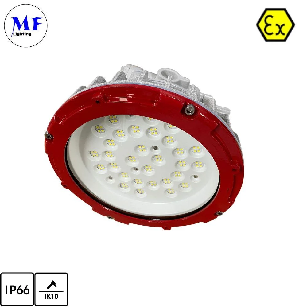 Factory Price 5 Years Warranty 20W IP66 Ik10 Hazardous Location Chemical Industrial Light Waterproof LED Explosion Proof Light