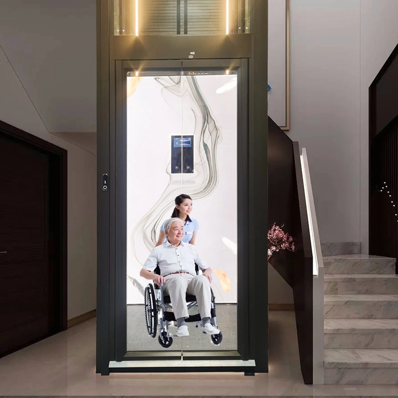 Fábrica de China utilizan Villa Casa Mini ascensor pequeño ascensor para 2 personas