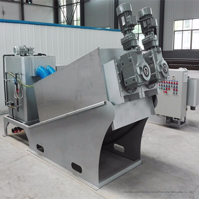 Dyeing and Printing Sewage Volute Sludege Dewatering Machine