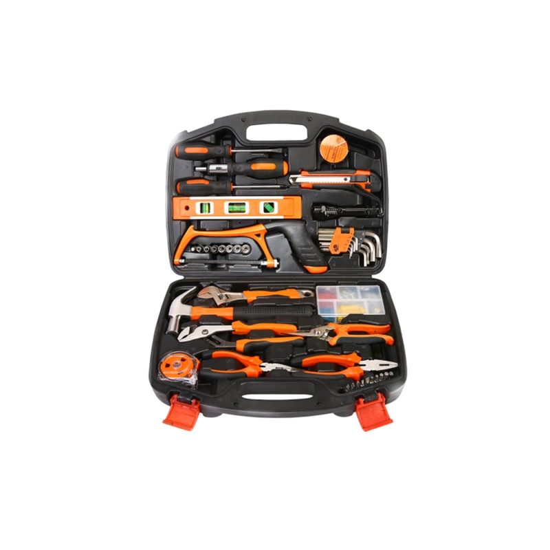 Repair Outdoor Garden Tool Kits Household Tool Set with Plastic Toolbox Storage