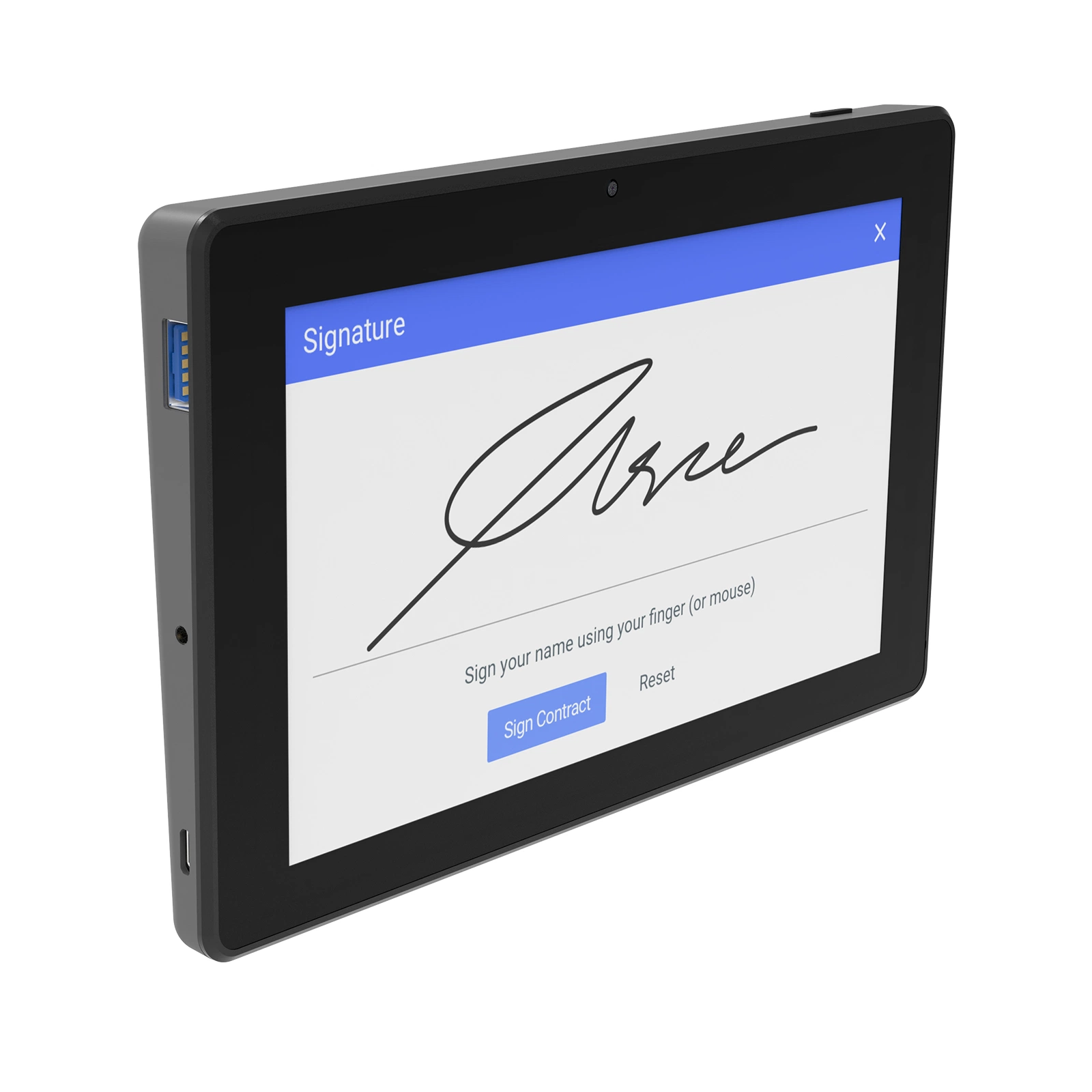 7-дюймовый 8-дюймовый планшет 4G WiFi Smart Android Tablet Bank Government Digital Подпись стилуса Подпись