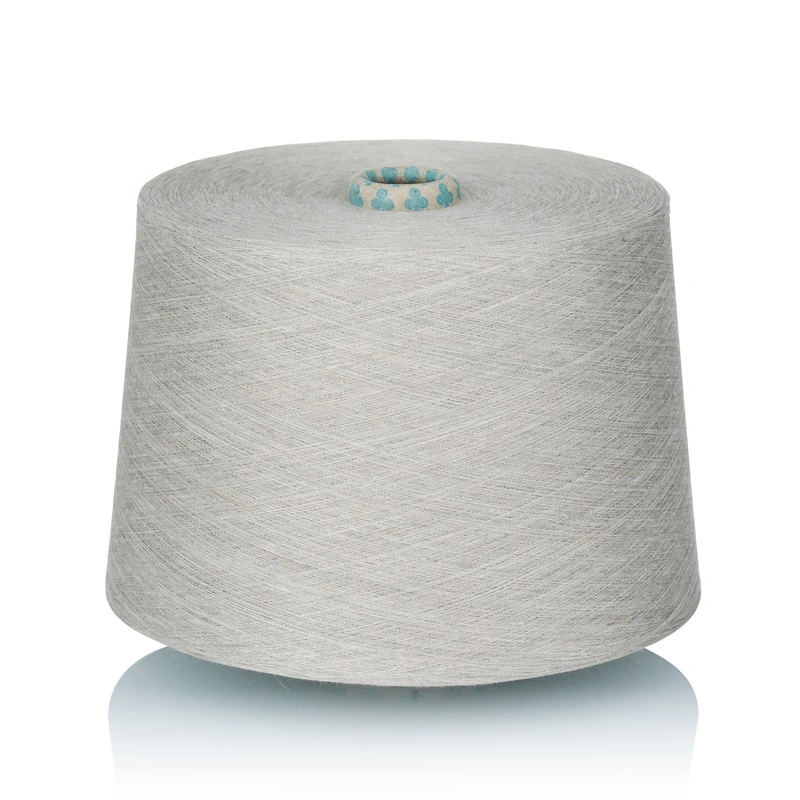 High quality/High cost performance  Light Blue Tc Yarn Ne 22s Recycled Cotton Blended Yarn