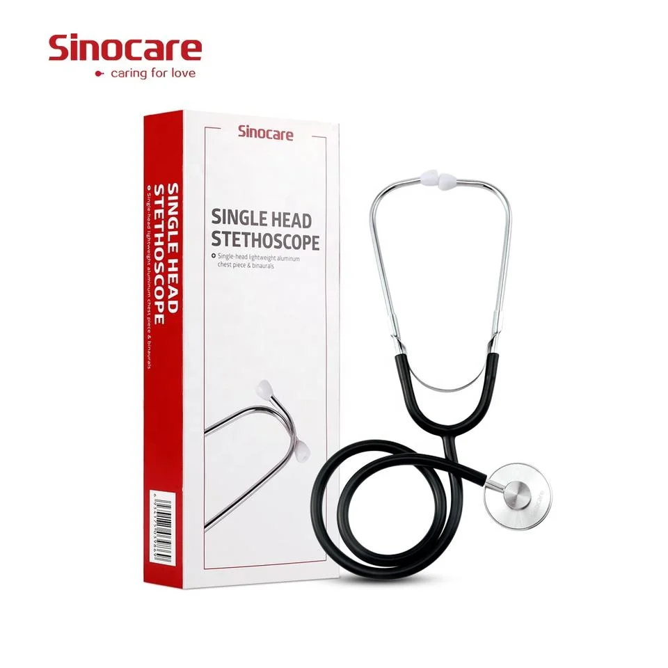 Sinocare Medical Stethoscope for Adult Adult Economical Professional Medical Use Aluminum Dual Cardiology Stethoscope