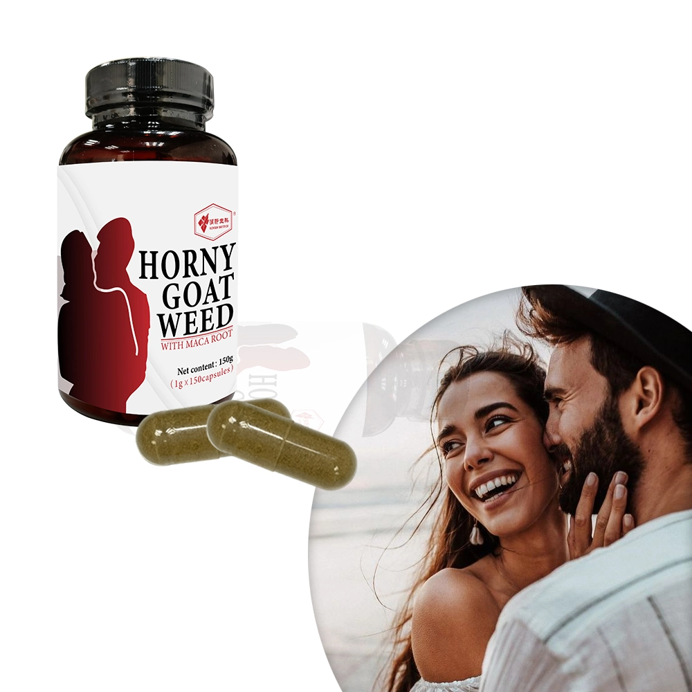 Health Food Enhancement Horny Goat Weed with Maca Root Capsules